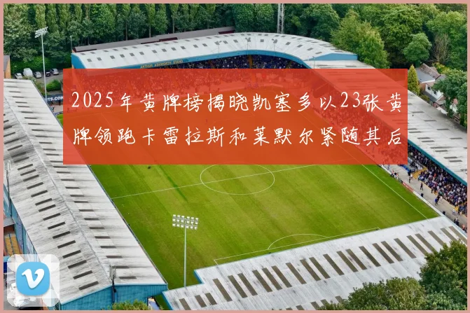 2025年黄牌榜揭晓凯塞多以23张黄牌领跑卡雷拉斯和莱默尔紧随其后